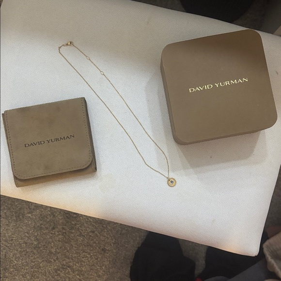 DAVID YURMAN 18K GOLD EVIL EYE NECKLACE - Picture 14 of 15